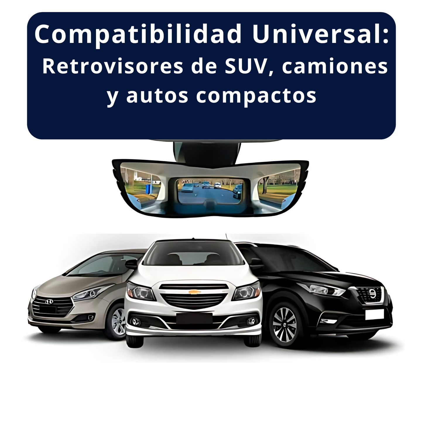 Espejo Retrovisor Gran Angular para tu Auto - AngelView™