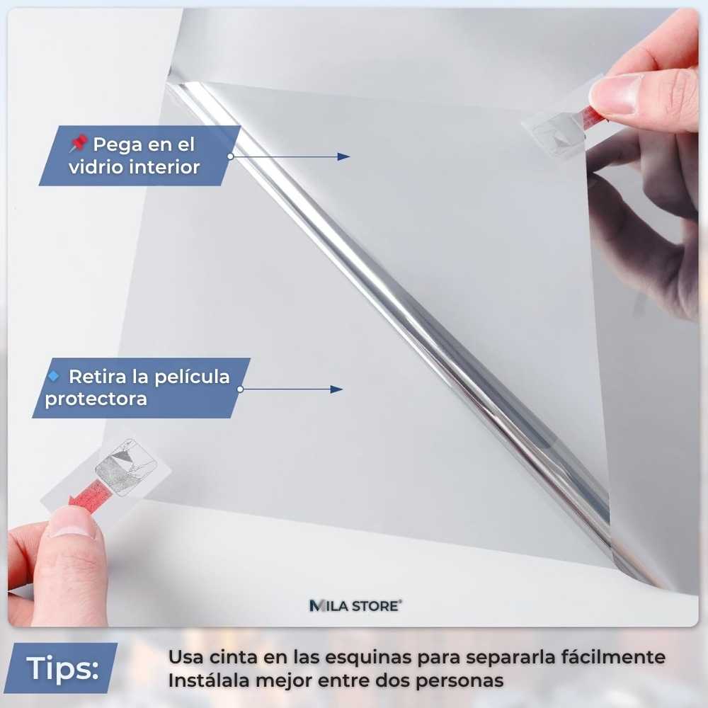 Vinil AntiUV™ - Vinil de Ventana Anti Rayos UV-IR (5 Metros x 60 Centimetros)