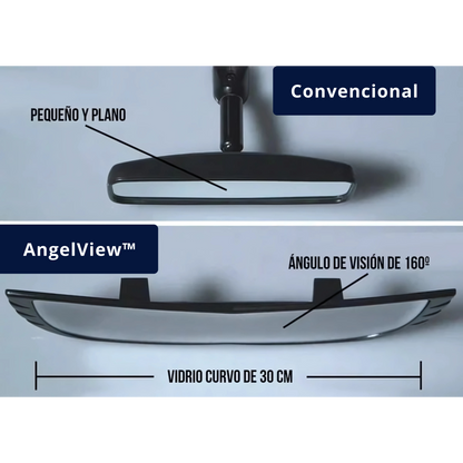 Espejo Retrovisor Gran Angular para tu Auto - AngelView™