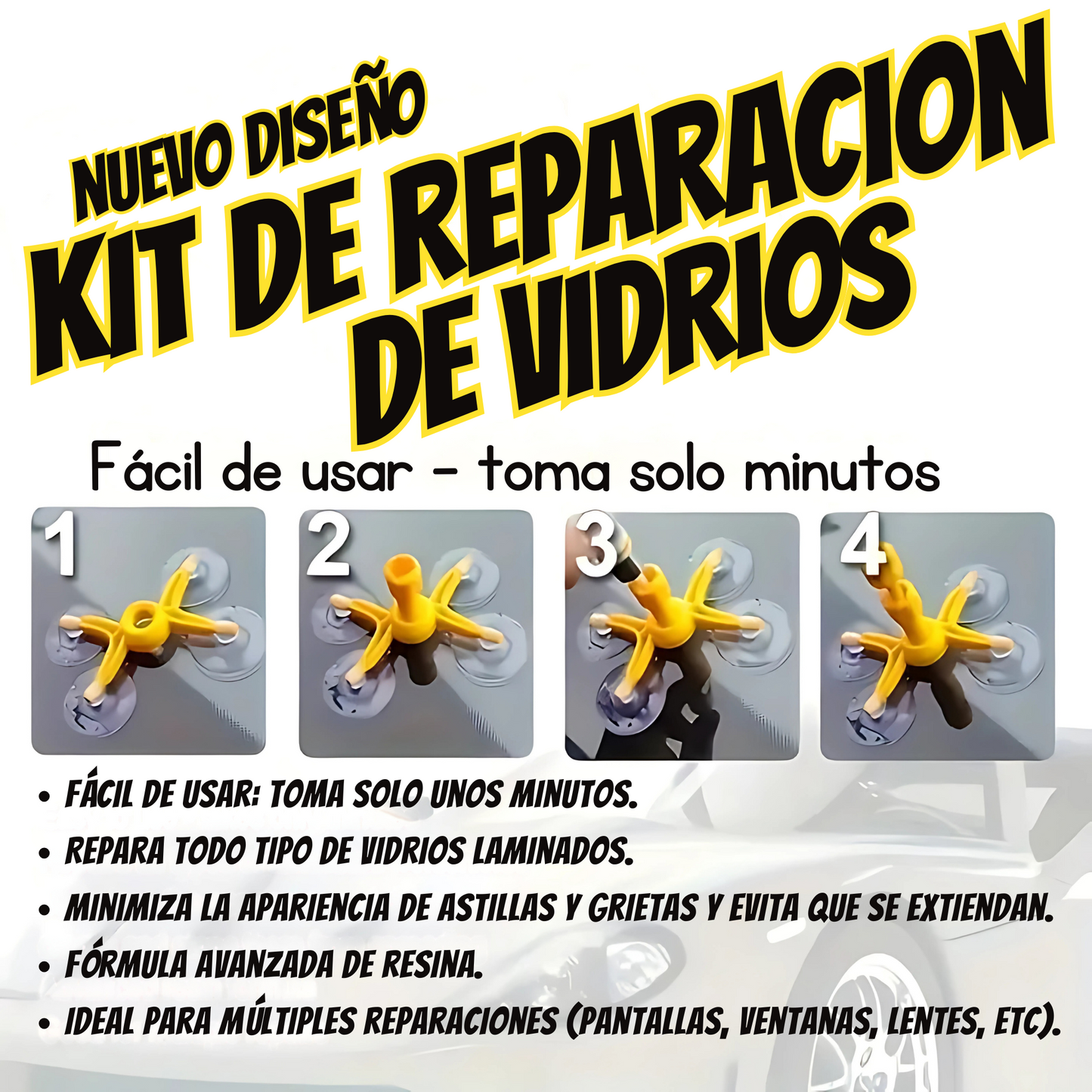 KIT REPARACIÓN VIDRIOS: GlassSaver™