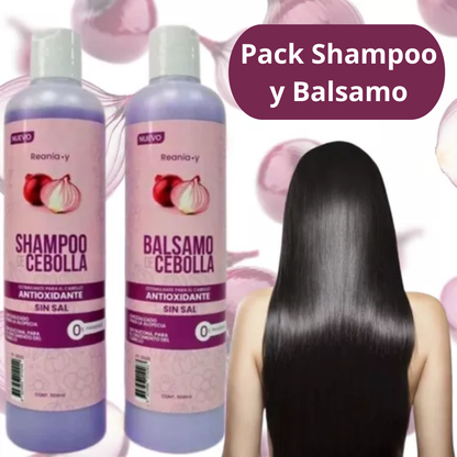 Shampoo + Balsamo Cebolla Reania