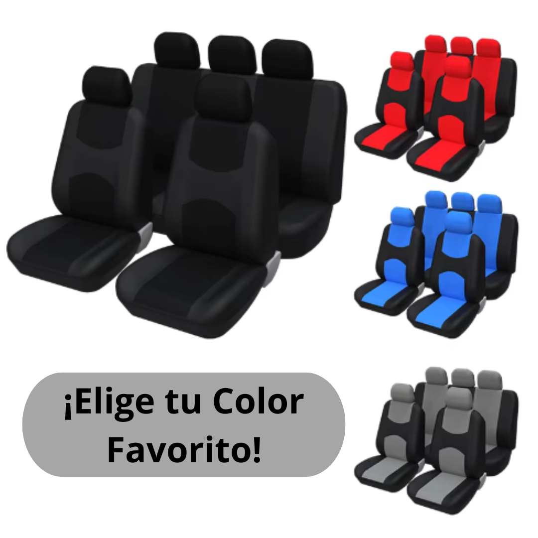 KIT FUNDAS ASIENTOS ECOCUERO UNIVERSAL