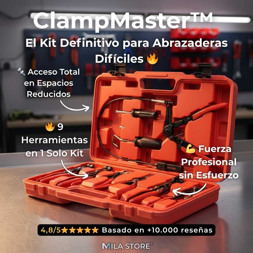 ClampMaster™ 9 en 1 - Kit Profesional de Alicates Automotrices