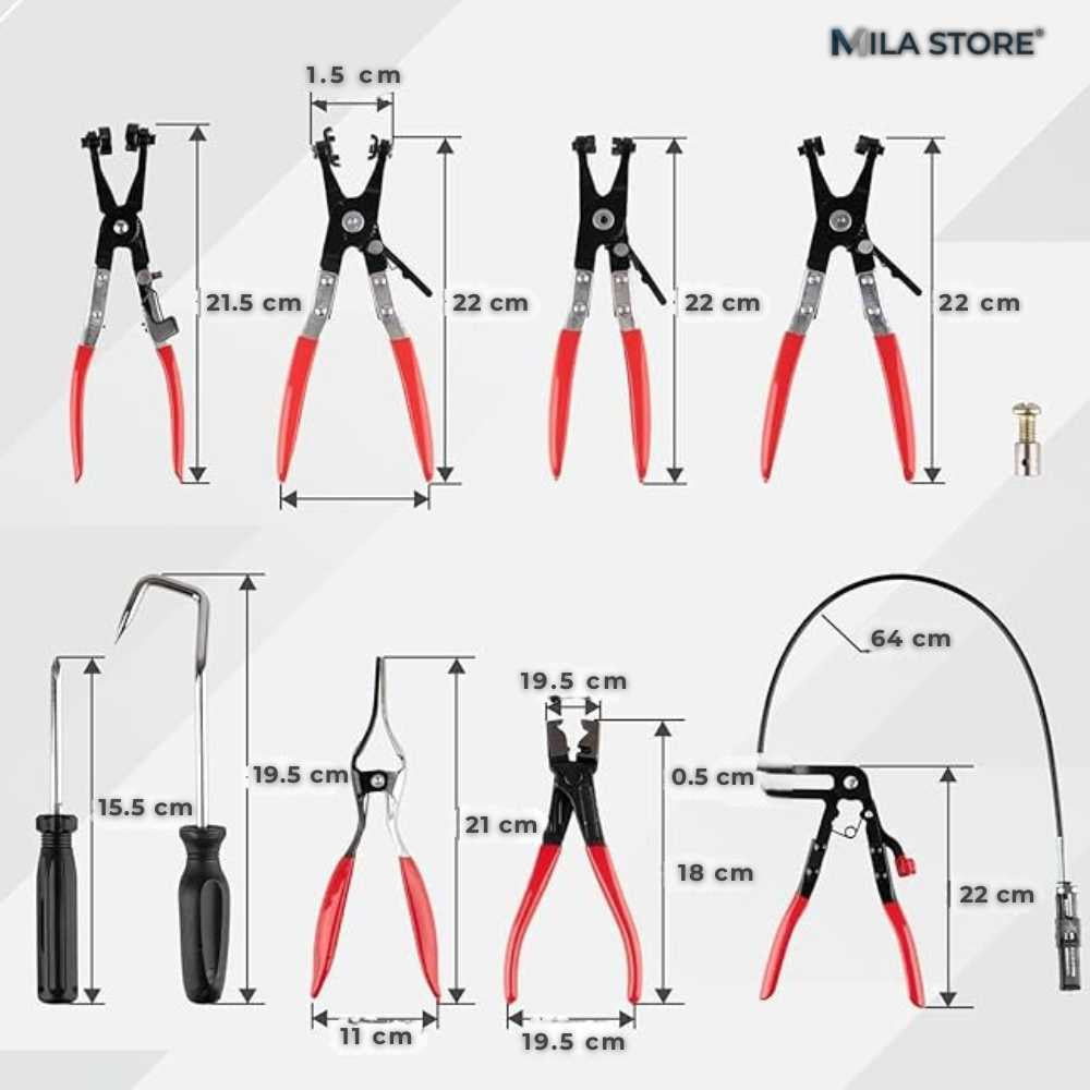 ClampMaster™ 9 en 1 - Kit Profesional de Alicates Automotrices