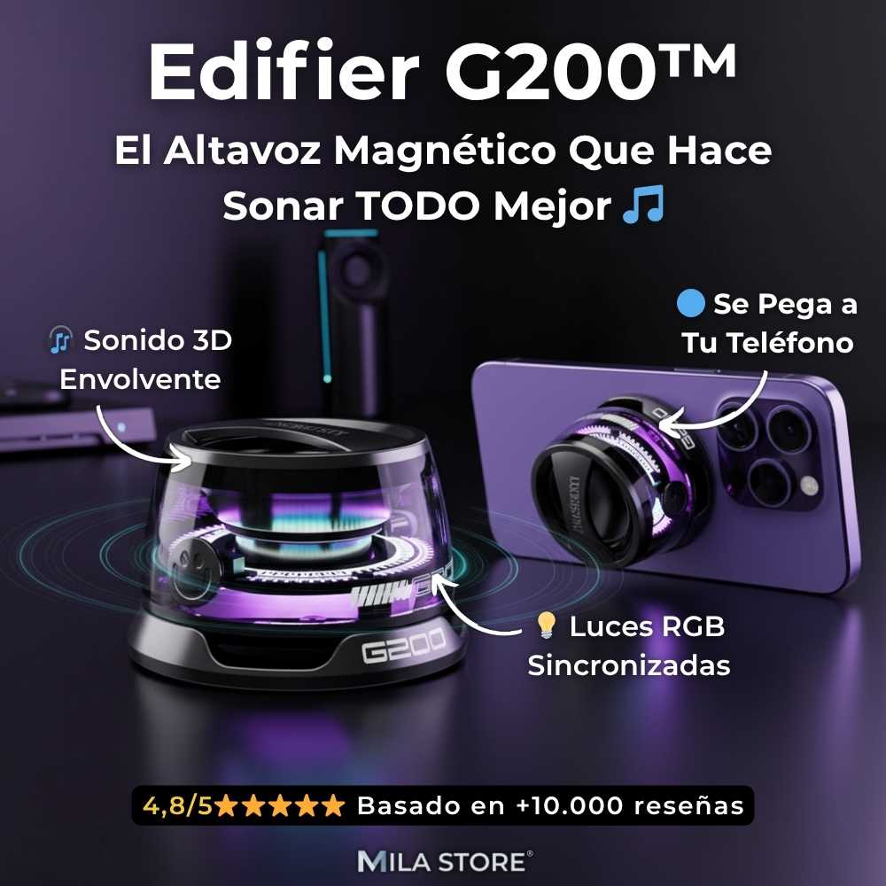 Edifier G200™ – Altavoz Magnético Bluetooth 5.3