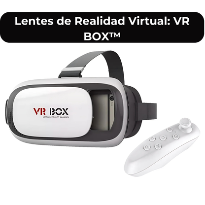 Lentes de Realidad Virtual: VR BOX™ + Control Bluetooth