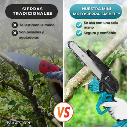 Mini Motosierra Tasbel™ 98V + 2 Baterías