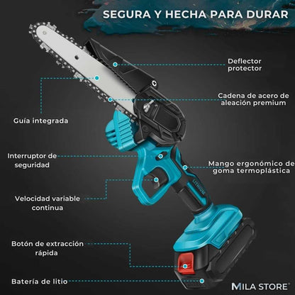 Mini Motosierra Tasbel™ 98V + 2 Baterías