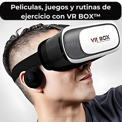 Lentes de Realidad Virtual: VR BOX™ + Control Bluetooth