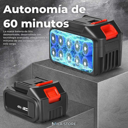 Hidrolavadora Portátil Tasbel™ (30 Bares) + Bateria de 48V y Accesorios