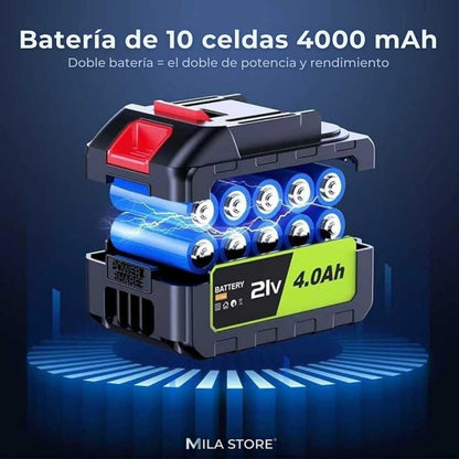 TurboBlow™ - Soplador Turbo de Alta Velocidad (130.000 RPM) + 2 Baterías de 48V
