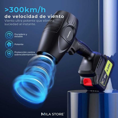 TurboBlow™ - Soplador Turbo de Alta Velocidad (130.000 RPM) + 2 Baterías de 48V