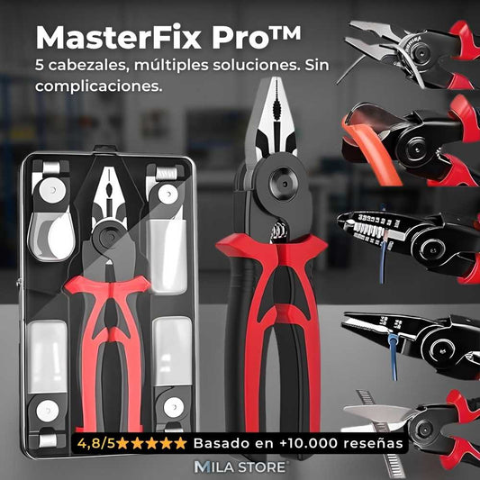 MasterFix Pro™ – Set de Alicates Eléctricos 5 en 1 para Profesionales y Hogar