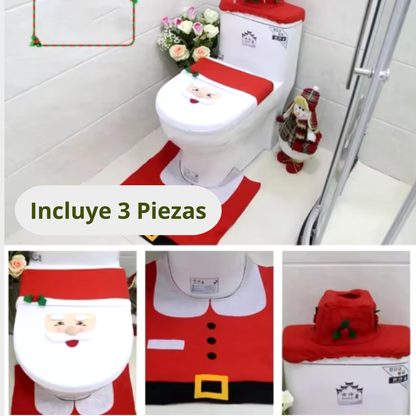 Set Baño Navidad 3 Piezas