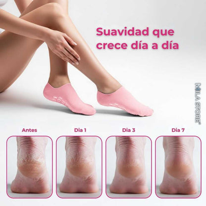 SoftFeet™ - Calcetines de Gel Hidratantes con Aceites Esenciales