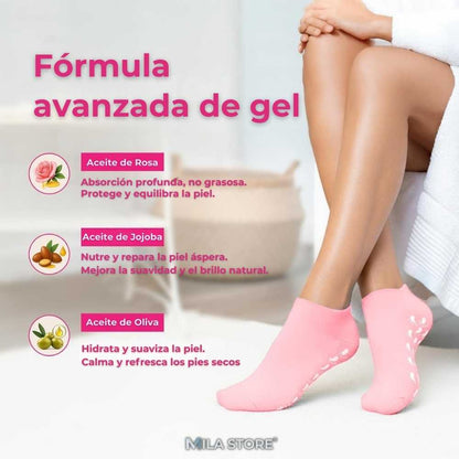 SoftFeet™ - Calcetines de Gel Hidratantes con Aceites Esenciales