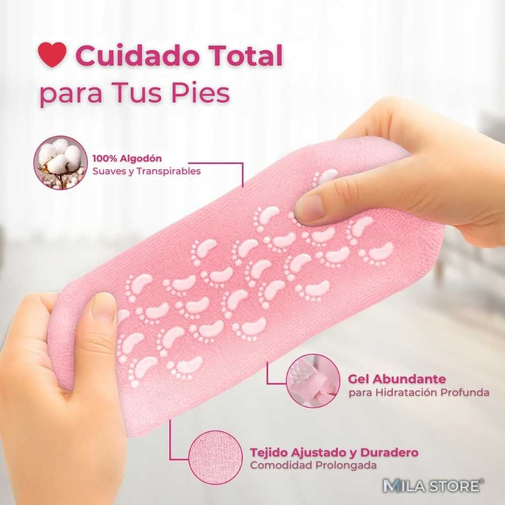 SoftFeet™ - Calcetines de Gel Hidratantes con Aceites Esenciales