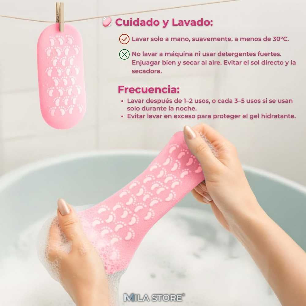 SoftFeet™ - Calcetines de Gel Hidratantes con Aceites Esenciales