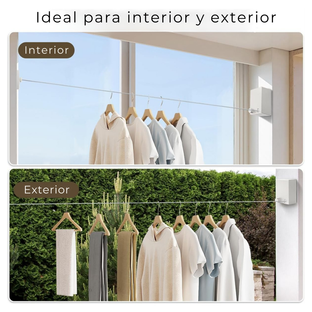 Tendedero Retráctil EasyDry™ – Diseño inteligente. Fuerza imbatible. Confianza en cada uso.