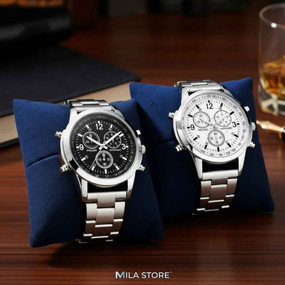 Prestige Horus - Reloj Estilo Cronógrafo Clásico