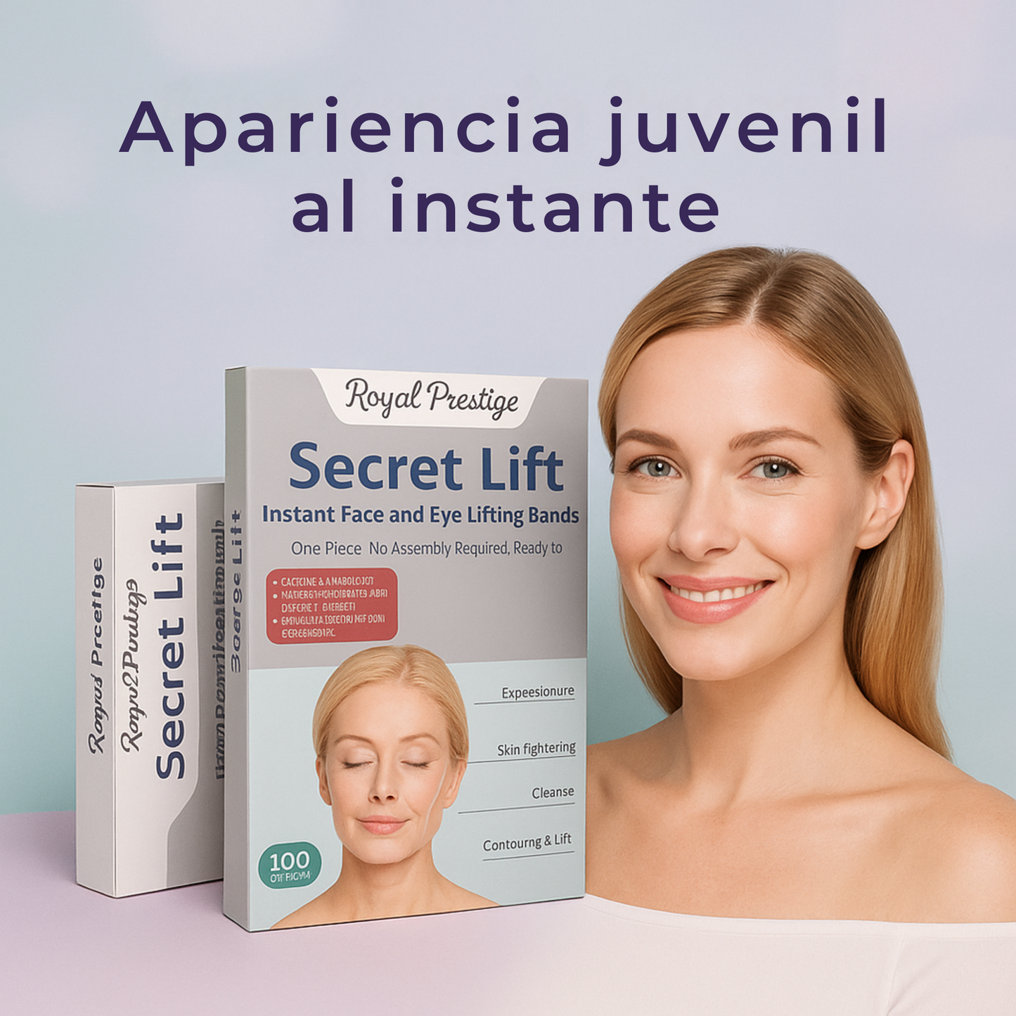 Cinta Facial de Elevación Invisible - Secret Lift™ 100 unidades