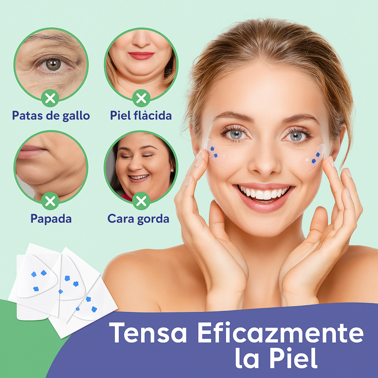 Cinta Facial de Elevación Invisible - Secret Lift™ 100 unidades