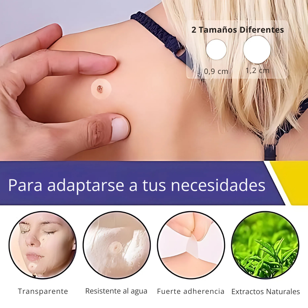 Parches para Remover Verrugas - SkinClear™ (144 Parches)