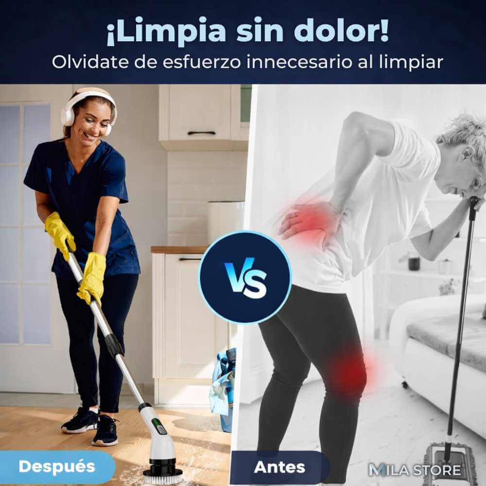ScrubMaster™ - Cepillo Electrico Recargable 7 en 1