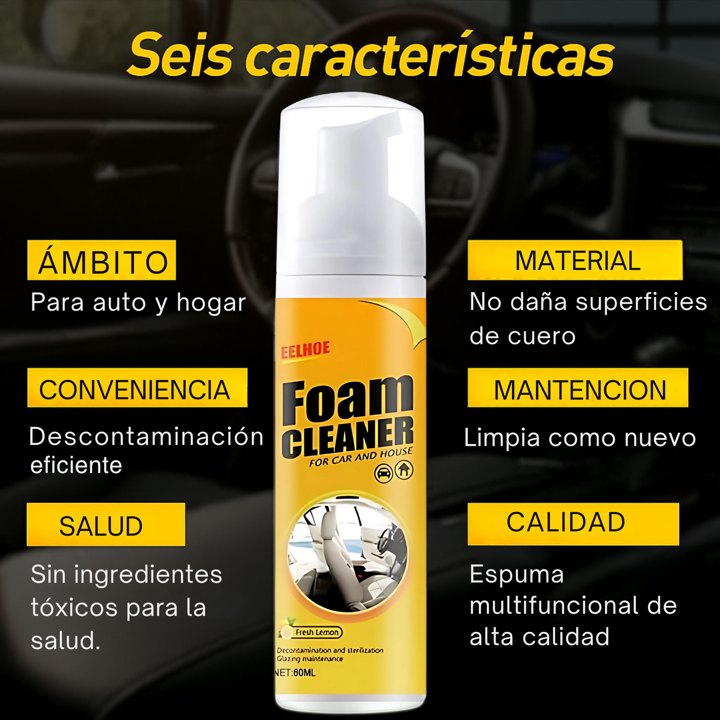 2x1 Limpiador Multifuncional de Espuma - FoamClean™
