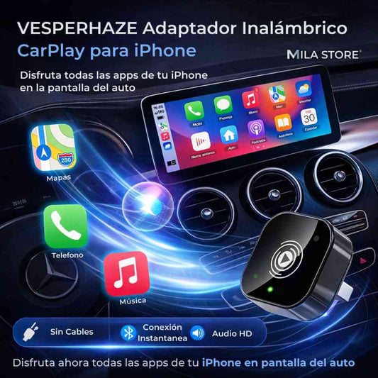 Vesperhaze™ - Adaptador Inalámbrico para CarPlay
