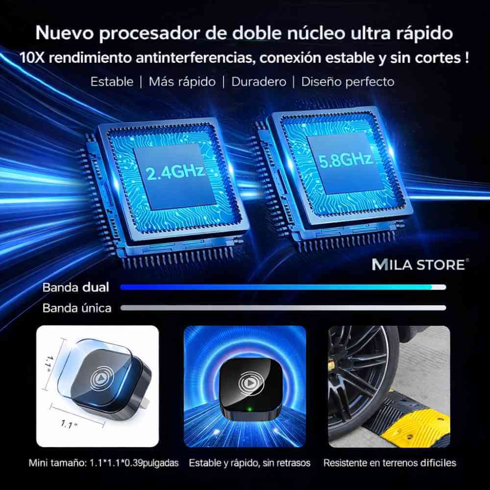 Vesperhaze™ - Adaptador Inalámbrico para CarPlay