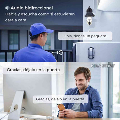 EyeLight Pro™ - Cámara de Vigilancia de Bombilla