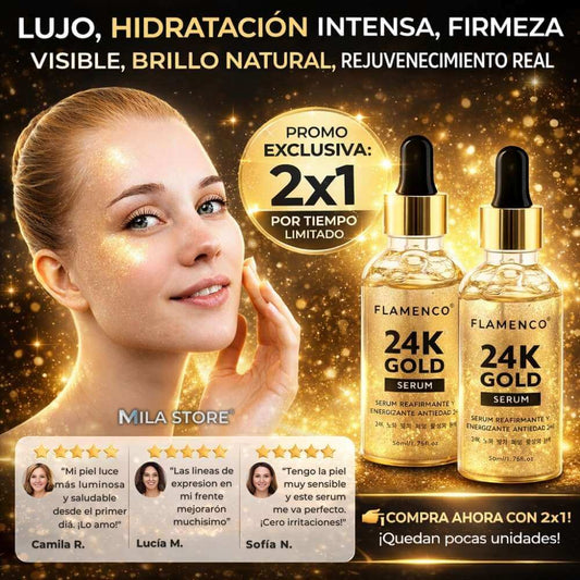 2x1 Serum Gold 24k de Flamenco® (100ML)