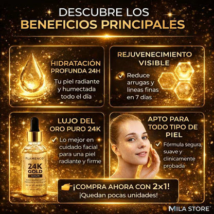 2x1 Serum Gold 24k de Flamenco® (100ML)