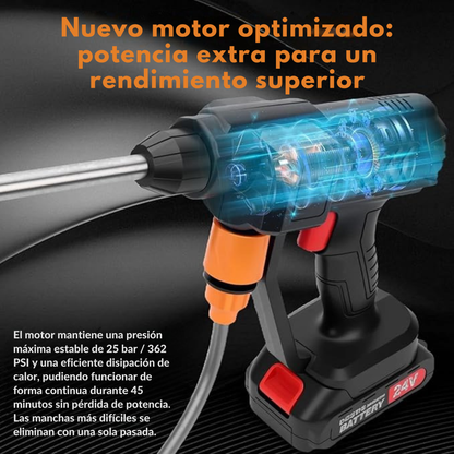 Solo por hoy 50% de Descuento en Hidrolavadora JetClean™ + 2 Baterias