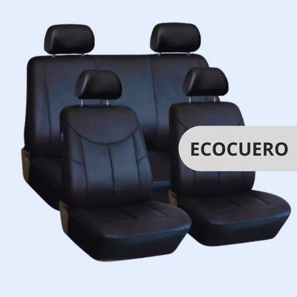 KIT FUNDAS ASIENTOS ECOCUERO UNIVERSAL