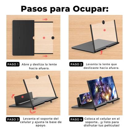 Amplificador de Pantalla HD 3D de 14”