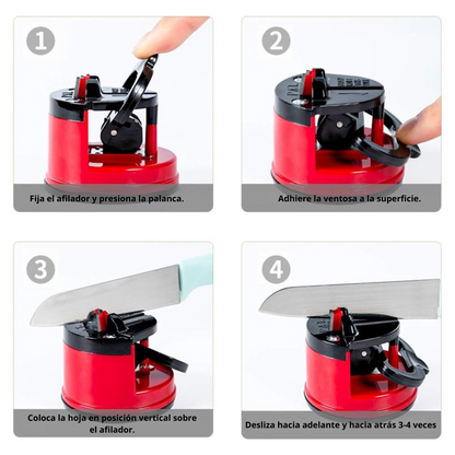 Afilador Manual con Ventosa - SharpEz™