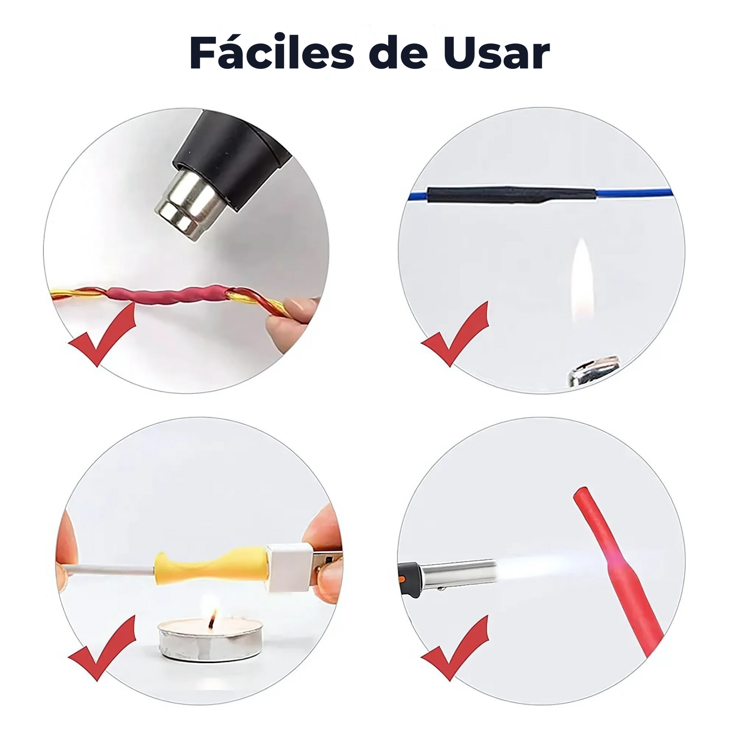 Pack De 180 Tubos Termorretráctiles Para Cables - HeatTube™
