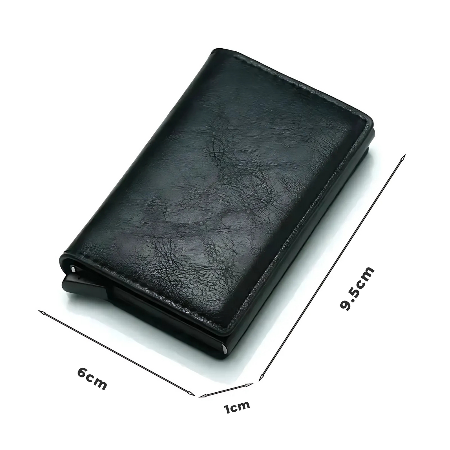 Billetera Doble Ranura con Protección Antirrobo y Clonación RFID
