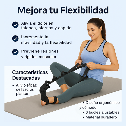Correa Elástica de Estiramiento con 8 Niveles de Tensión - EasyFlex™