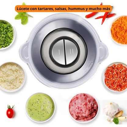 Procesador de Alimentos Gourmet - Premium 4D™ + Ebook "Secretos de la Cocina Gourmet"