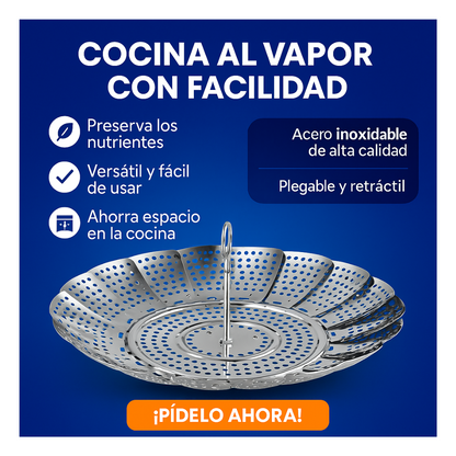 Vaporera Profesional - ChefVapor™ + Ebook “15 recetas chilenas al vapor con ChefVapor™”