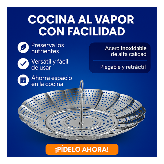 Vaporera Profesional - ChefVapor™ + Ebook “15 recetas chilenas al vapor con ChefVapor™”