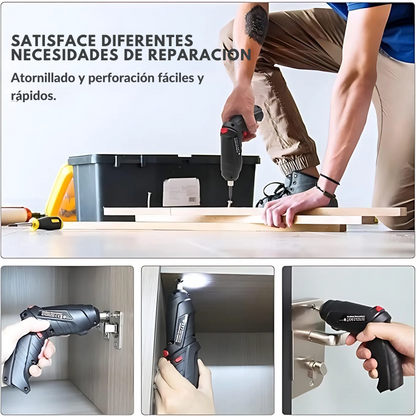 Destornillador/Taladro Eléctrico Portátil 2 en 1