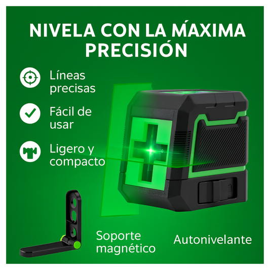 LaserPro™ Nivelador Láser Portátil Inteligente – Precisión en construcción