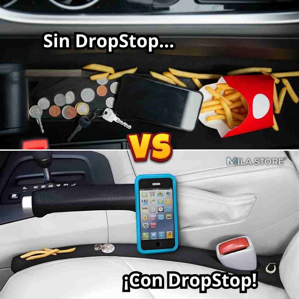 2x DropStop™ – El relleno lateral que atrapa todo antes de que se pierda