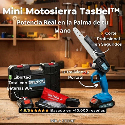 Mini Motosierra Tasbel™ 98V + 2 Baterías