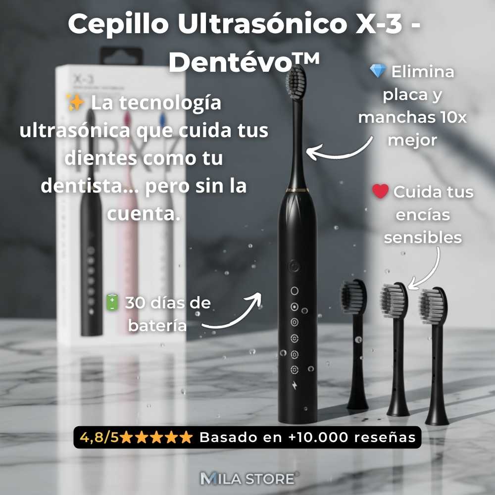 Dentévo™ - Cepillo Ultrasónico X-3