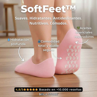 SoftFeet™ - Calcetines de Gel Hidratantes con Aceites Esenciales